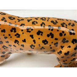 Group of Beswick figures to include leopard no 1082, rabbits, swan, pheasant no 1226 etc, all with marks beneath