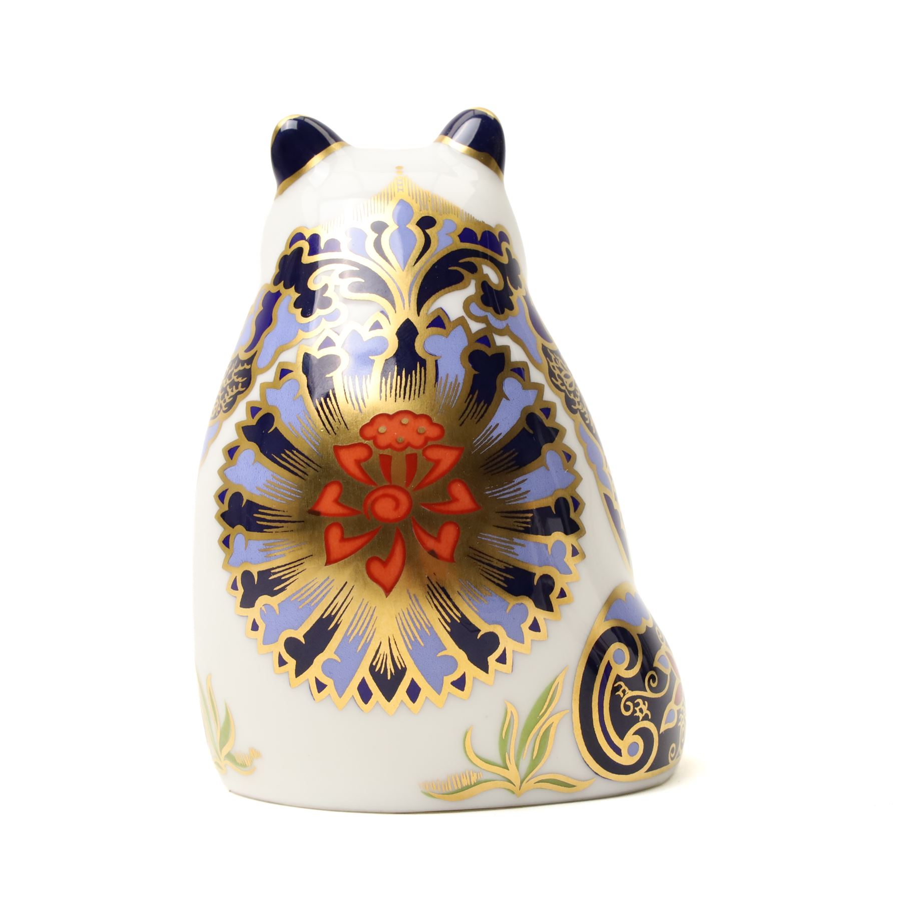 Royal Crown Derby paperweights, Queensland Koala  limited edition 177/1000 with gold stopper and Imperial Panda 177/1000 with silver stopper, both with certificates and from the Endangered Species series