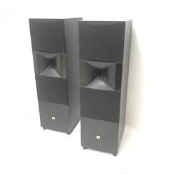 Pair JBL SVA 1600 audiophile speakers (W28cm, H95cm, D38cm) with cables