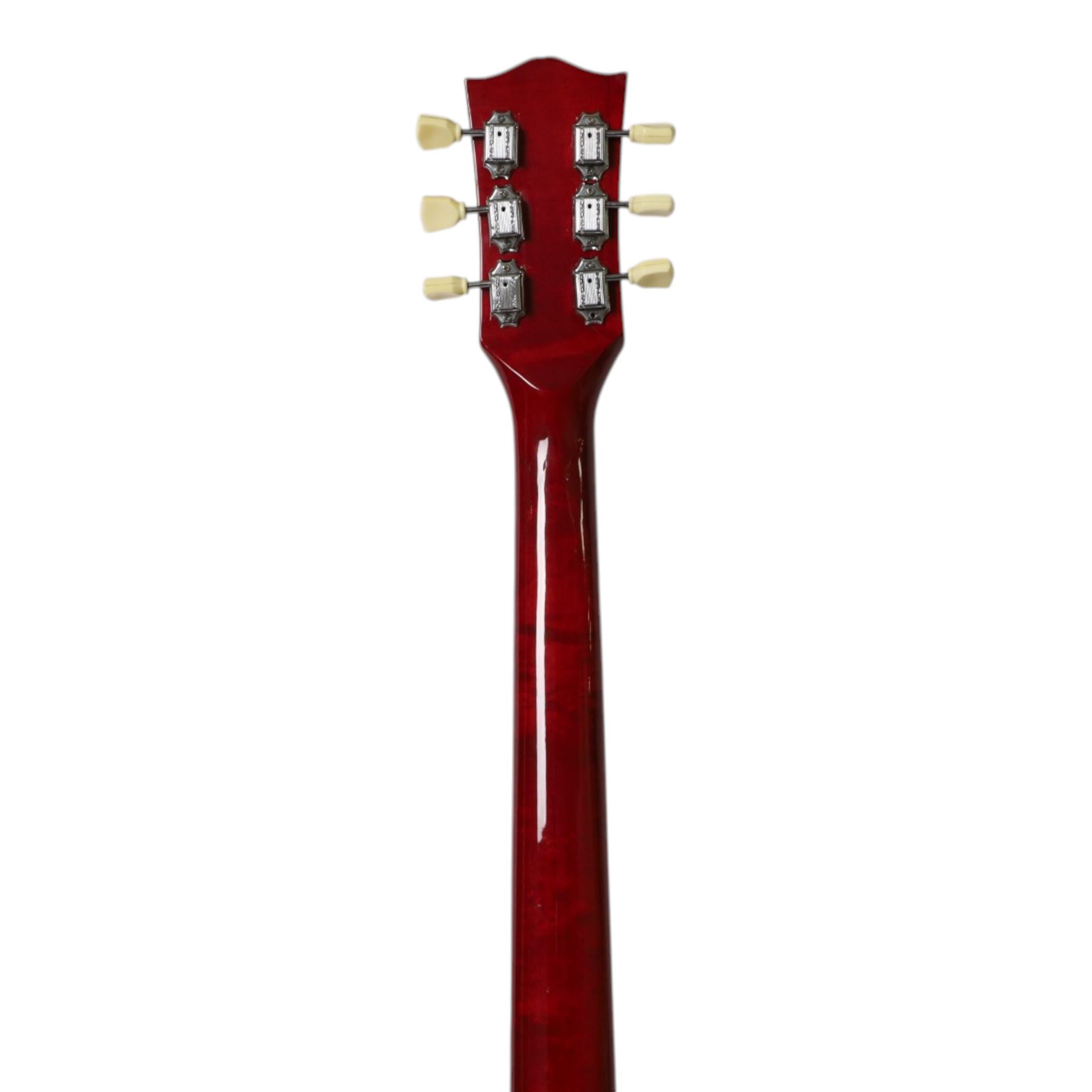 1970s 'lawsuit era' CMI Marshall ES-335 a Japanese-made copy of the Gibson ES-335, semi-hollow body electric guitar in cherry red finish, contained within a fitted hard case, guitar length L106cm