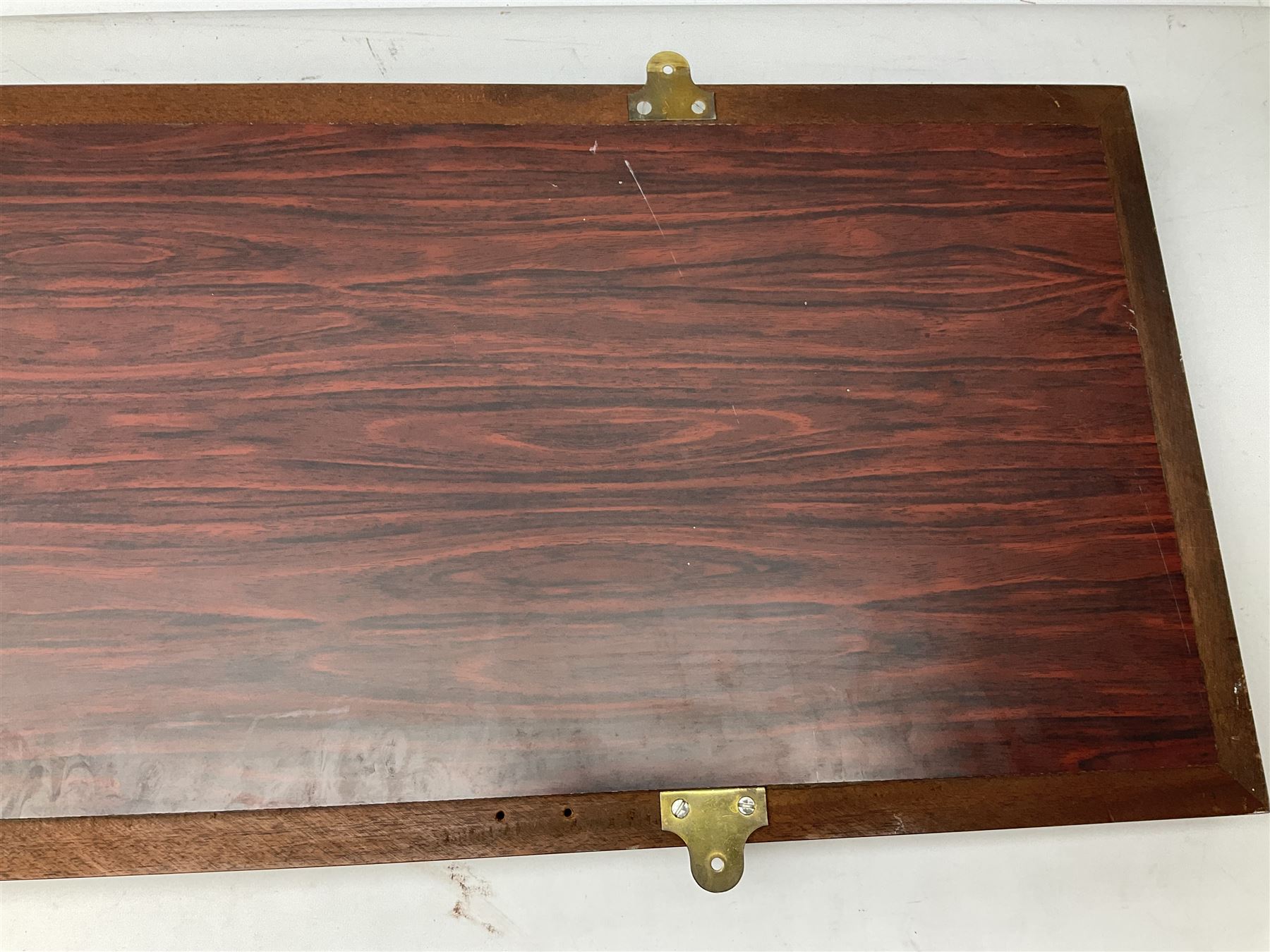 WW2 Lee Enfield No.4 Mk.1 .303 bolt-action rifle with hinged butt compartment, made by SA Ltd., Long Branch, Canada 1942, serial no.5L0646 L113cm; mounted on a framed display board with No.4 Mk.II spike bayonet, No.9 Mk.1 blade bayonet, two inert 5-round clips and brass biographical plaque by Antler Military Originals detailing DA Cert No.C3444 OLD STYLE DEACTIVATION SO FIREARMS CERTIFICATE REQUIRED OR RFD