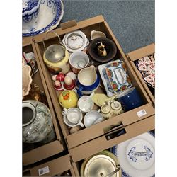 Quantity of ceramics to include Beswick foals, Nao figures, Ringtons novelty teapot, Sylvac etc