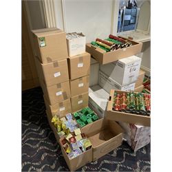 Quantity of Crackers and decorations- LOT SUBJECT TO VAT ON THE HAMMER PRICE - To be collected by appointment from The Ambassador Hotel, 36-38 Esplanade, Scarborough YO11 2AY. ALL GOODS MUST BE REMOVED BY WEDNESDAY 15TH JUNE.
