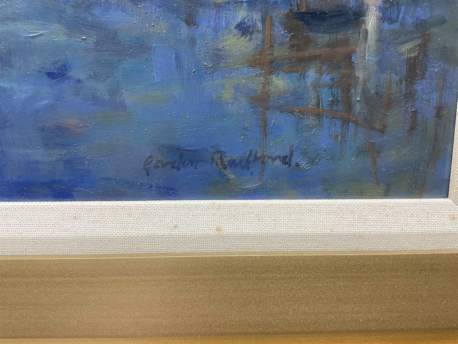 Gordon Radford (British 1936-2015): The Rialto Bridge - Venice, oil on board signed 45cm x 60cm