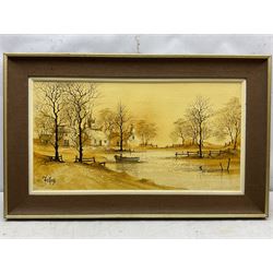 Ron Folland (British 1932-1999): Autumn River | Paintings