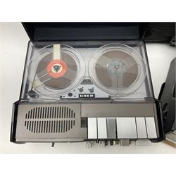 Uher 4100 Report-V professional tape recorder, with case, together with Uher 4000 Report professional tape recorder 