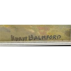 Hurst Balmford (British 1871-1950): 'Rawcliff Hall near Blackpool', oil on board signed, titled verso 47cm x 35cm