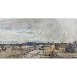 Edward Hargitt (Scottish 1835-1895): 'Near Moreton - Cheshire', watercolour signed and tit...