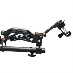 Easyrig Vario 5 Cinema Vest with Flowcine Serene arm, contained within an Easyrig bag