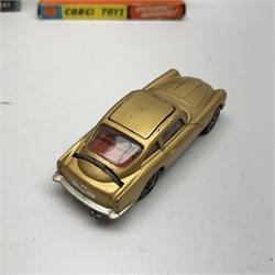 Corgi - James Bond Aston Martin D.B.5 No.261, boxed with inner pictorial stand and one bandit figure