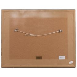 Commander Eric Erskine Campbell Tufnell RN (British 1888-1979): 'HMS Indomitable', watercolour signed and titled, 25cm x 37cm