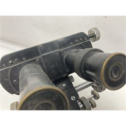 Three Binocular microscopes, comprising two W. Watson & Sons Bactil no 110331 and 107773 and Tasco LMSQF-F