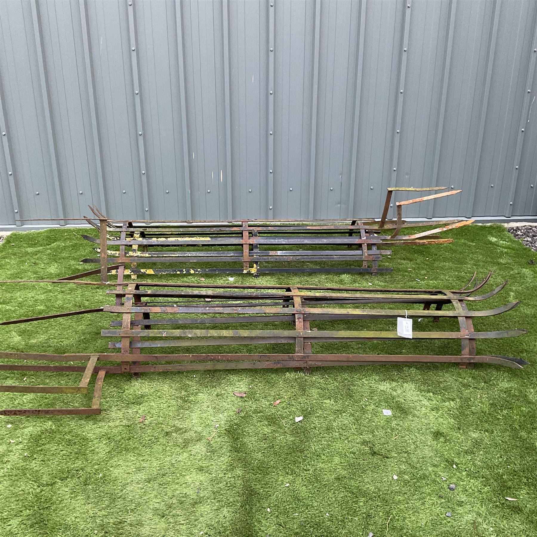Pair of Wrought metal parkland tree guards - THIS LOT IS TO BE COLLECTED BY APPOINTMENT FROM DUGGLEBY STORAGE, GREAT HILL, EASTFIELD, SCARBOROUGH, YO11 3TX