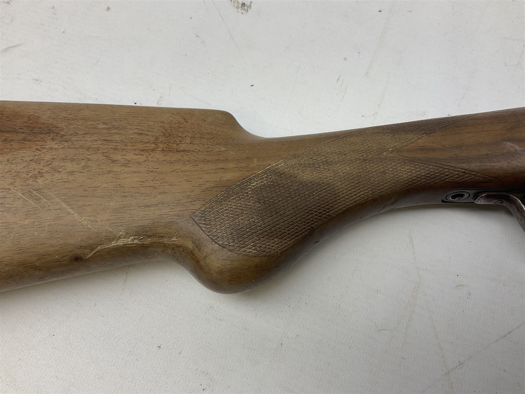 Italian Boehler Blitz .410 folding single barrel shotgun, walnut stock with 70cm barrel, chequered grip and fore-end with cross action safety, No.1779, L112cm overall SHOTGUN CERTIFICATE REQUIRED