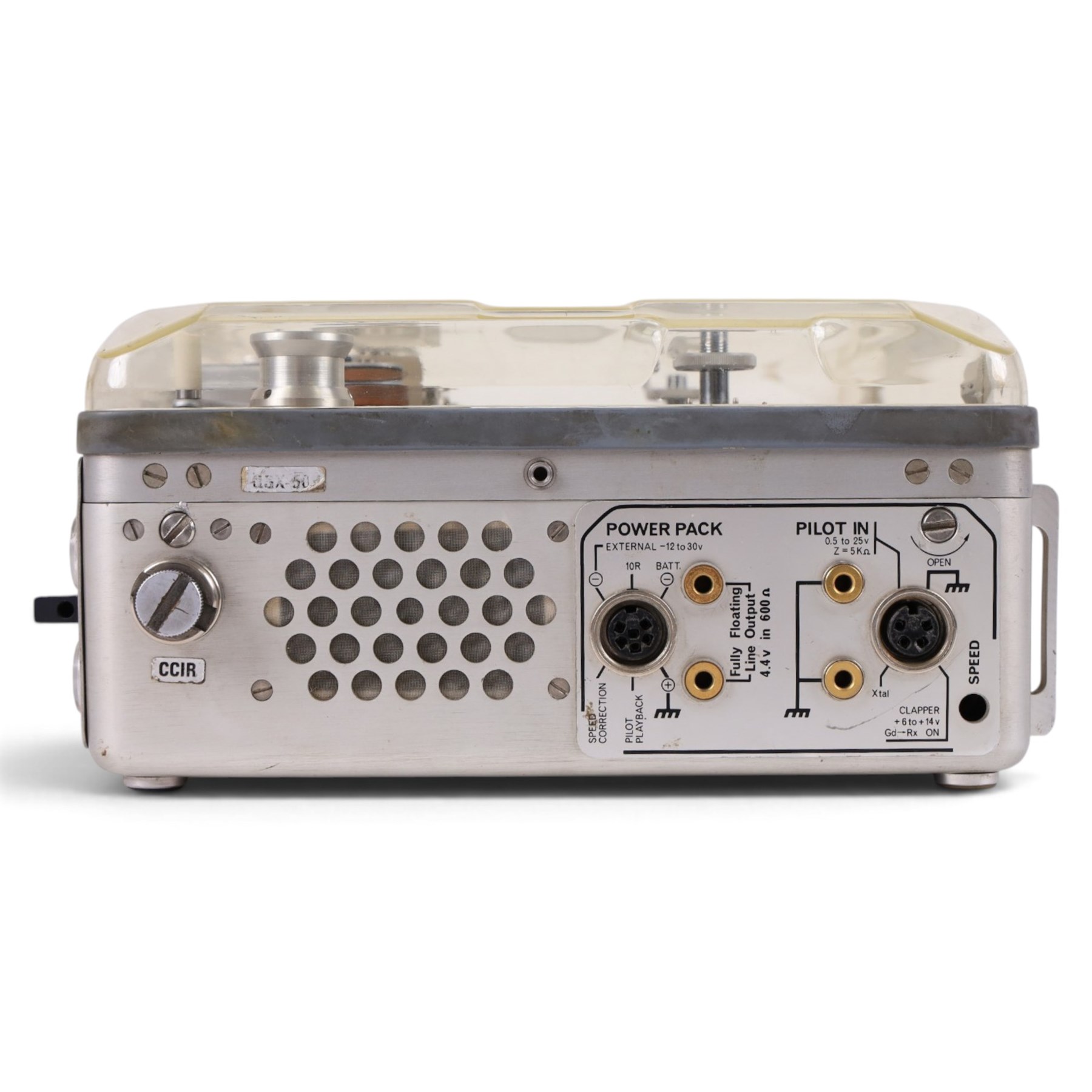 Nagra 4.2 portable mono reel to reel tape recorder, made in Switzerland, circa 1970