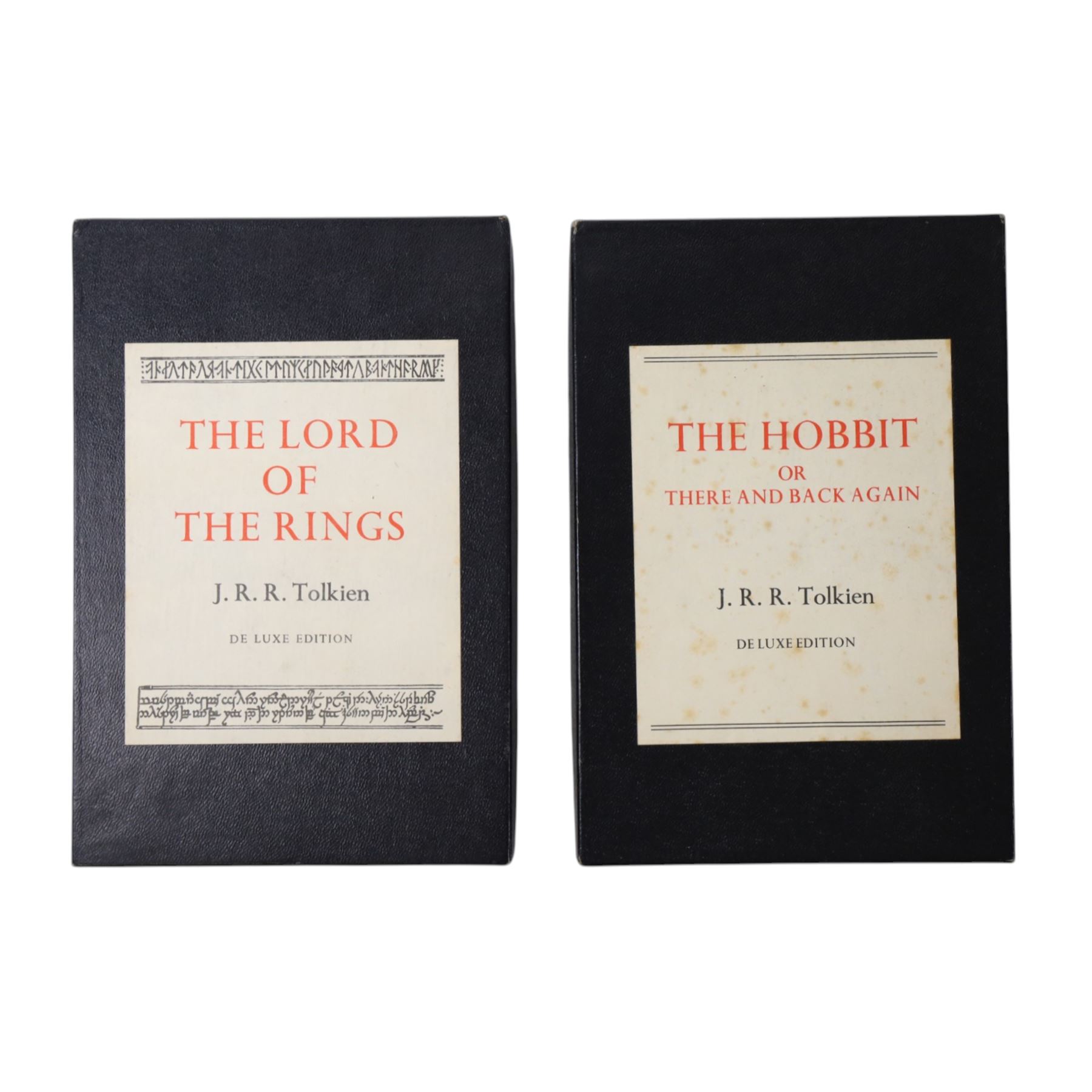 J.R.R Tolkien; Lord of the Rings and Hobbit De Luxe Editions, George Allen and Unwin, London, 1979