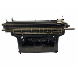 Underwood manual typewriter with original cover and Knitmaster Knitting machine in original box with instructions. 