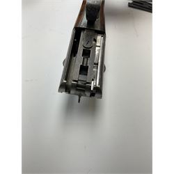 Very fine Westley Richards 12-bore side-by-side double barrel boxlock ejector live pigeon sporting gun, c1910, very heavy and thick 76.5cm blued tightly choked barrels with 2.5