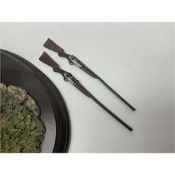 Four Country Artists figures, comprising Shooting figure group by K.Sherwin, Gun dog figure group, First Brace - Labrador and First Brace - Springer, largest H35cm 