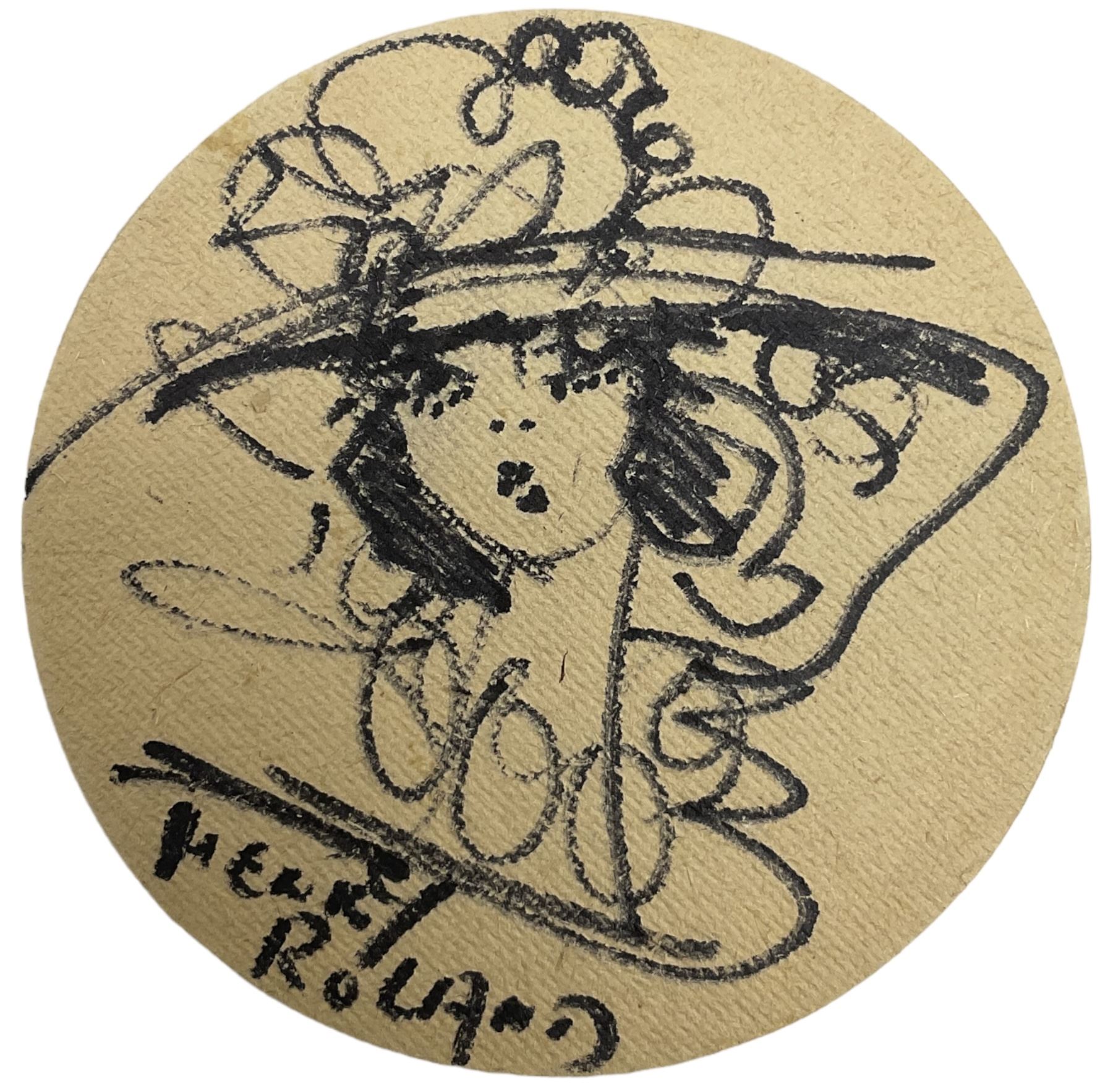 Henry Roland (Belgian 1919-2000): Three mixed media still life studies variously signed, titled and dated together with a signed Sketch of a Lady upon a beermat; a posthumous album of prints with other Roland ephemera max 24cm x 32cm (5)