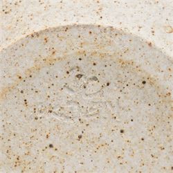 Barbara Cass (1921-1992) for Arden pottery; two studio pottery stoneware jugs, in brown and white glazes, impressed marks to bases, tallest H21cm, and another smaller vase (3)