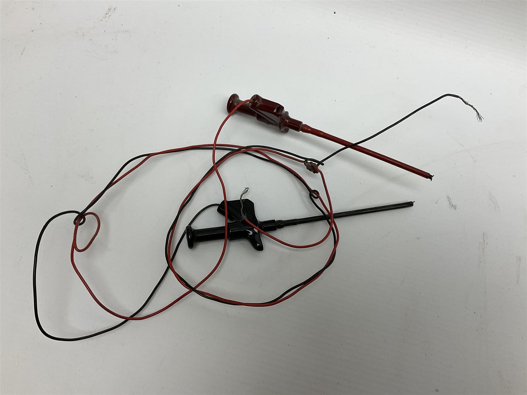 ASA Tokyo monocular microscope with black body, pitchfork base and wooden carrying box containing additional lenses No.47324 H29cm; Universal Avometer Model 8x Mk.III (Panclimatic); and Dansette 222 portable transistor radio (3)