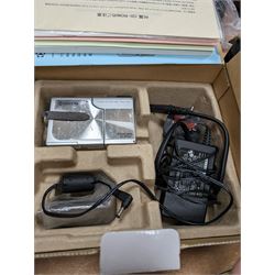 Yashica Electro 35mm film camera and a Kyocera Finecam SL400R, both boxed