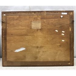 John Robert Keitley Duff (British 1862-1923): 'Letting them Out', watercolour signed, titled on label verso, 35cm x 52cm