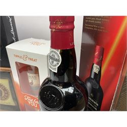 Warre's Warrior special reserve port, 75cl 20%  vol, together with mixed alcohol to include the famous grouse blended whisky, jack daniels, Baileys etc, of various contents and proof    