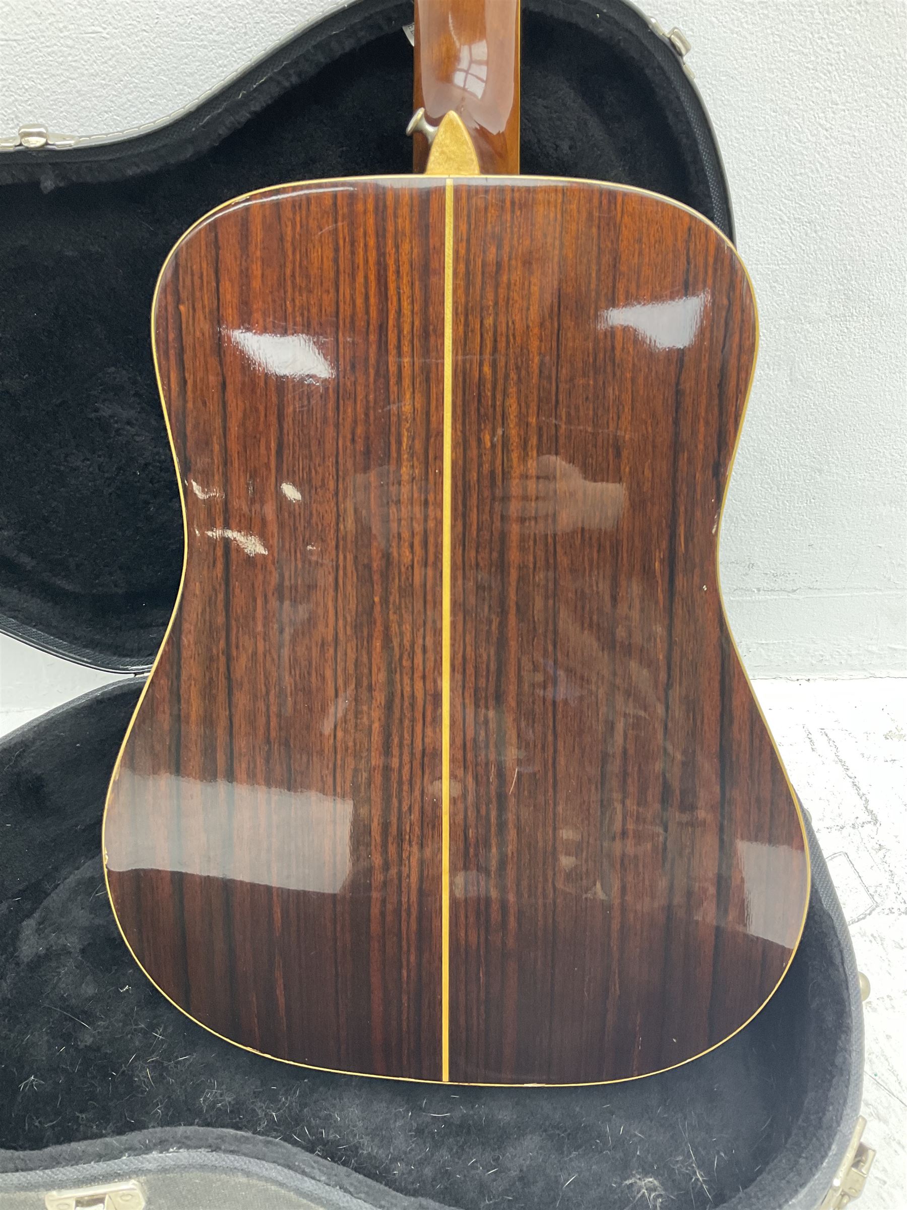 Vintage Daion twelve-string acoustic guitar L107.5cm; in hard carrying case