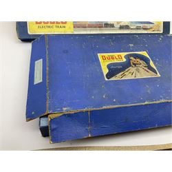 Hornby Dublo - three-rail EDP12 passenger train set with Duchess Class 4-6-2 locomotive 'Duchess of Montrose' No.46232 and tender, two coaches and one length of track, boxed; and three-rail EDP10 passenger set long box with Class N2 0-6-2 tank locomotive No.69567 and track only (2)