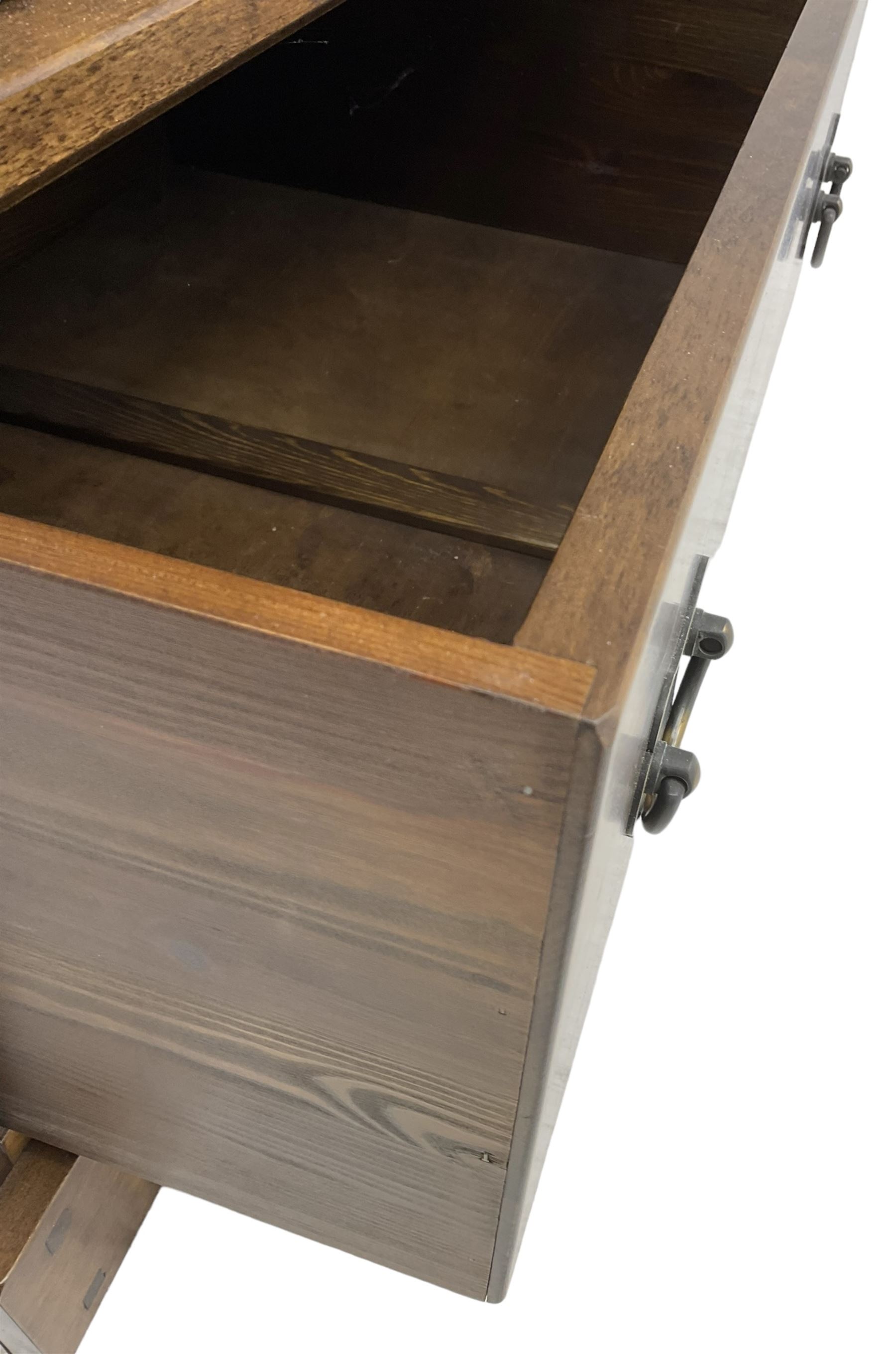 Laura Ashley - 'Garrat' chestnut single wardrobe, fitted with single panelled door over a deep drawer