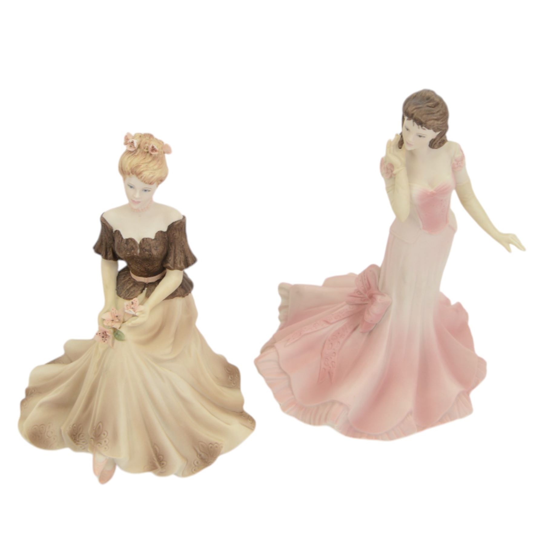 Eighteen Coalport Age of Elegance bisque figurines | Ceramics | 124609