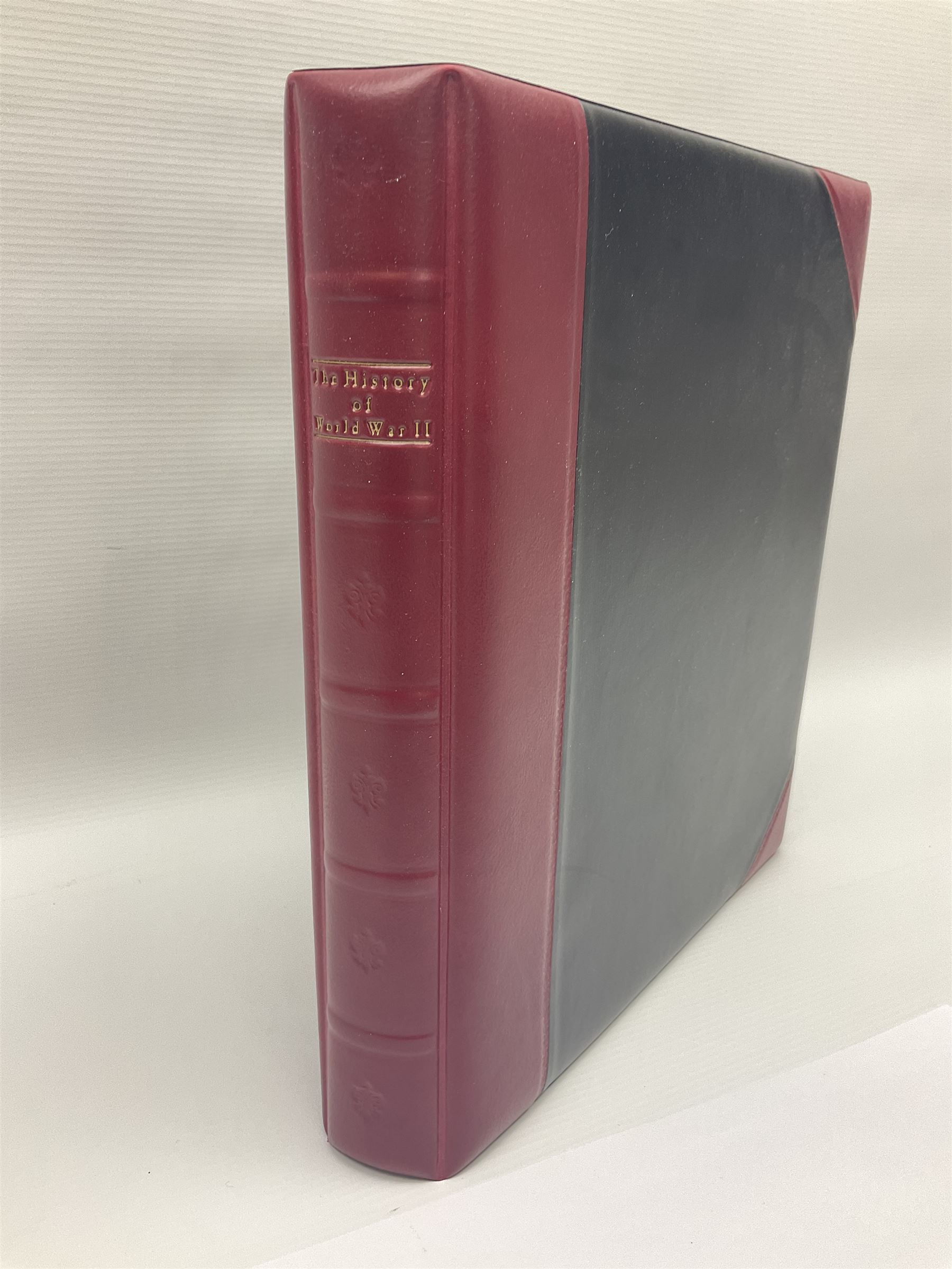 Various first day stamp covers from 'The History of World War II' collection, housed in the ring binder album