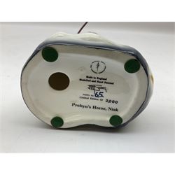 Michael J Sutty limited edition figure, Probyn's Horse, Niak, no 28, 65/2000, H26cm