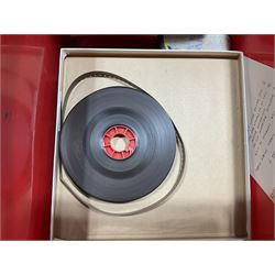 Mixed Selection of 16mm Cine Film, including Laurel and Hardy, the coronation, red arrows, LMS films, etc, two boxes