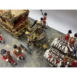 Border Fine Arts The Coronation 1953, model No. B0810, and sculpted by Ray Ayres, limited edition 150/350, with original box and certificate, L70cm  