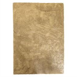 Next Home - large beige coloured cosy twist rug, polyester main with a cotton backing