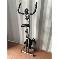Opti Folding exercise bike - THIS LOT IS TO BE COLLECTED BY APPOINTMENT FROM DUGGLEBY STORAGE, GREAT HILL, EASTFIELD, SCARBOROUGH, YO11 3TX