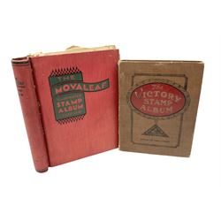 Stamps including Argentina, Austria, Belgium, Canada, Egypt, Germany, Hungary, Queen Victoria and later Great British etc, housed in two albums