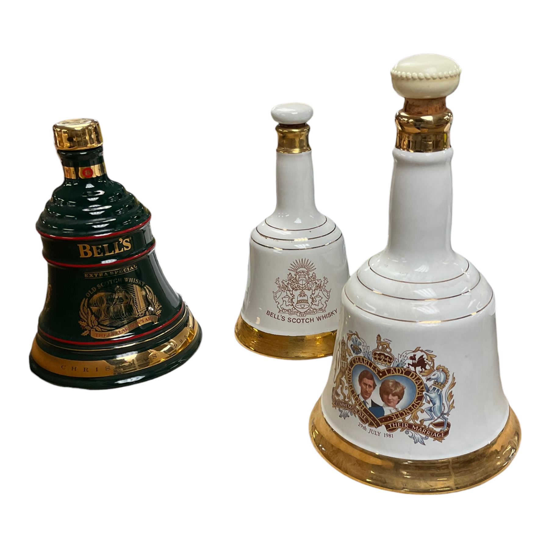 Breweriana - collection of whisky jugs and decanters, including Jonnie Walker, Grants, Black Bush, Bells ceramic decanters, etc in two boxes 