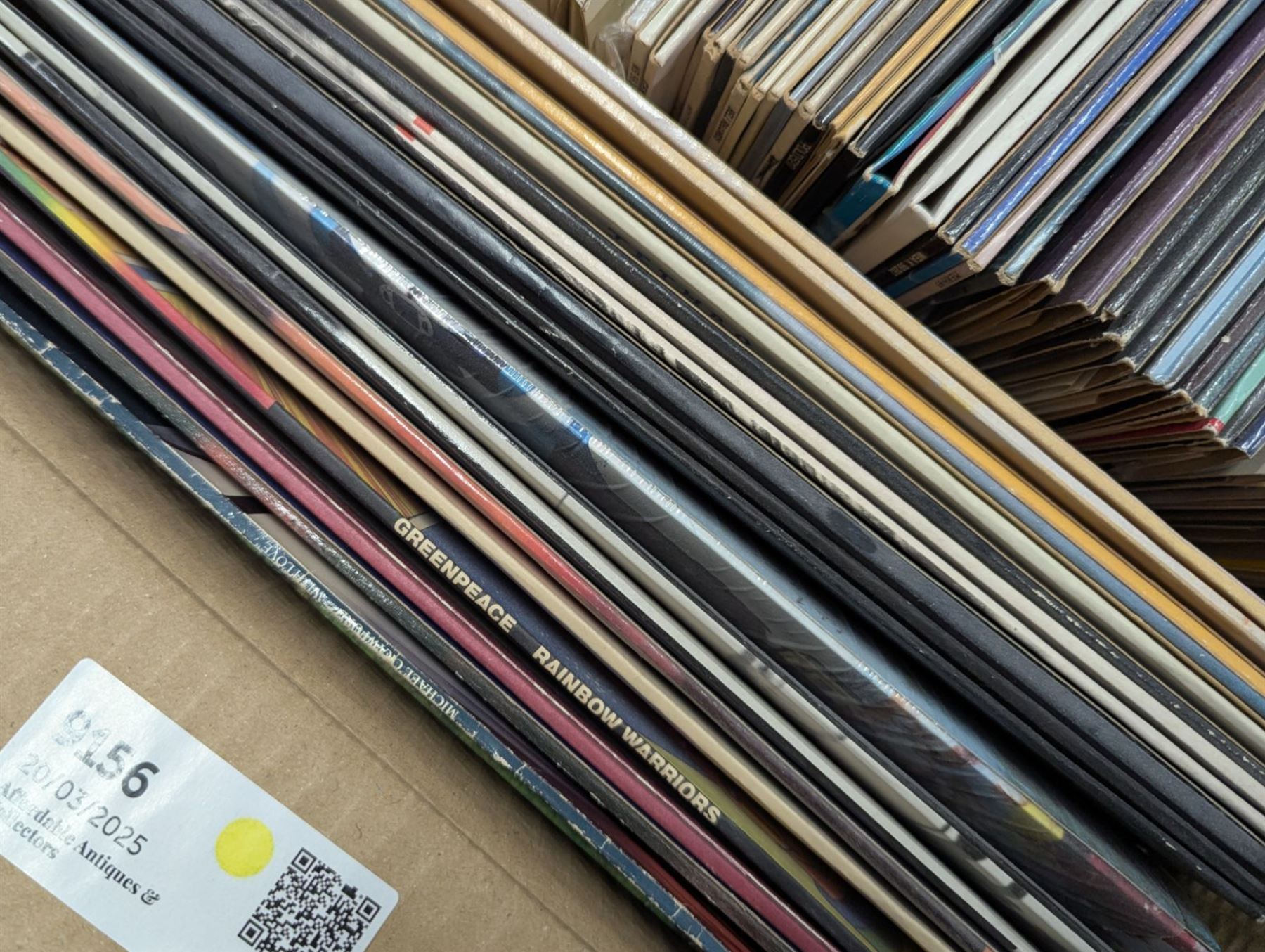 Large collection of records including Genesis, Fleetwood Mac, Dire Straits, U2 etc