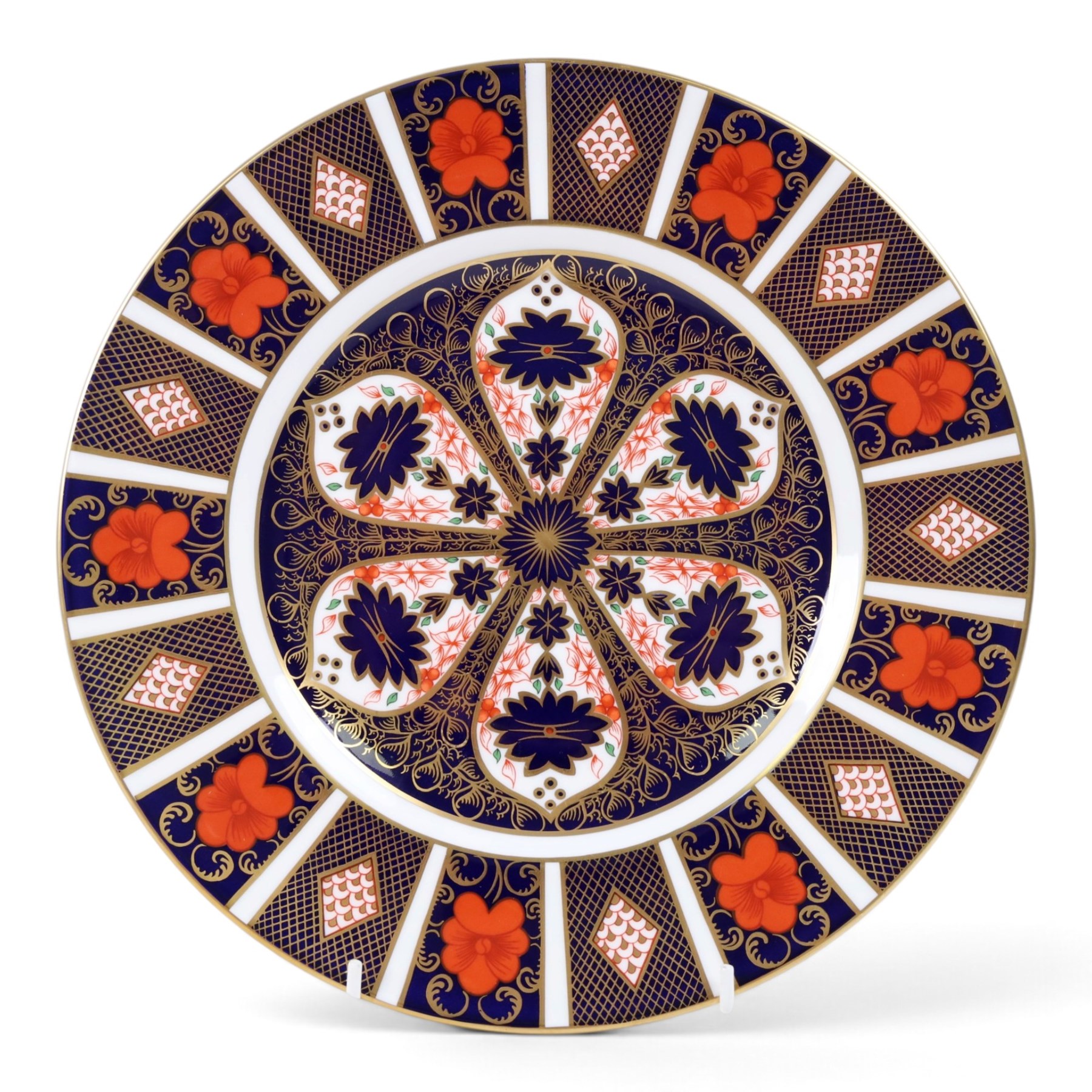 Royal Crown Derby Old Imari 1128 six dinner plates, D27cm