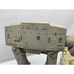 Star Wars - two unboxed vintage Star Wars vehicles comprising Millenium Falcon with 3 3/4