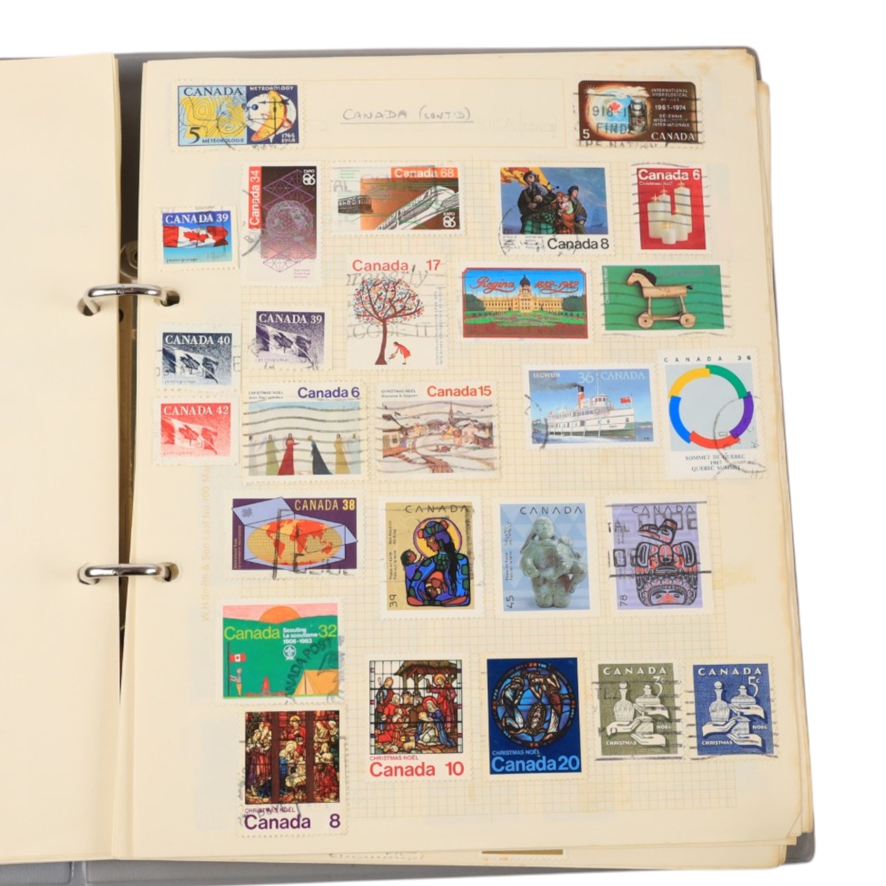 Great British and World stamps, in various albums and folders, in two boxes