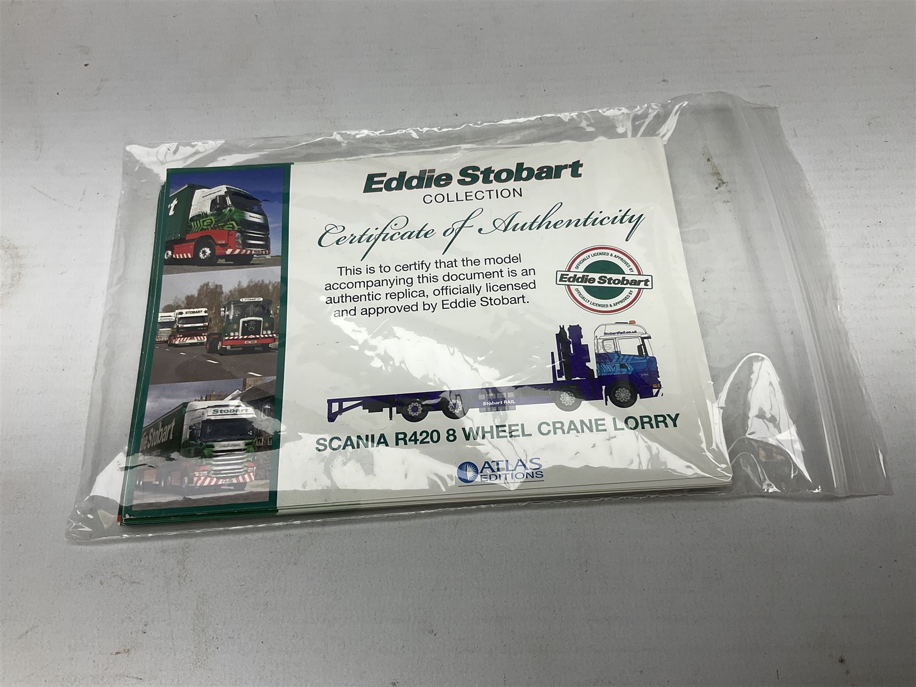 Atlas Editions Eddie Stobart - twenty-six 1:76 scale die-cast models in The Special Edition Collector's Series with twenty-five certificates; all boxed (26)