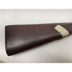 Early 19th century M.T. Wickham of Philadelphia flintlock musket, approximately .700 cal., the 104cm(41