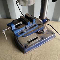 Einhell BT-BD 501 Pillar drill with Clarke 3 cast iron drill press vice and Stanley Bridges drill press - THIS LOT IS TO BE COLLECTED BY APPOINTMENT FROM DUGGLEBY STORAGE, GREAT HILL, EASTFIELD, SCARBOROUGH, YO11 3TX