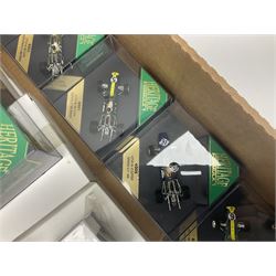 Heritage - thirty-five die-cast model racing cars comprising twenty-five Heritage Formula 1 1:43 scale models including Ferrari, Lotus, Yamaha etc; and ten Special Edition models including Williams Renault Ayrton Senna, David Coulthard and IndyCar, etc with certificates; and a Heritage Classics Damon Hill helmet; all in display boxes, many with original packaging (36)