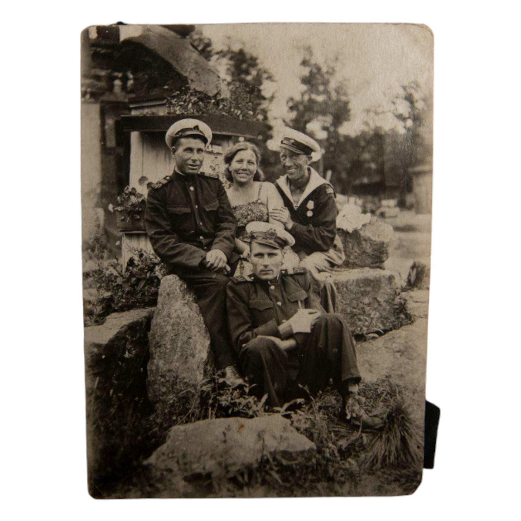 Russian Red Army; eight photographs of soldiers